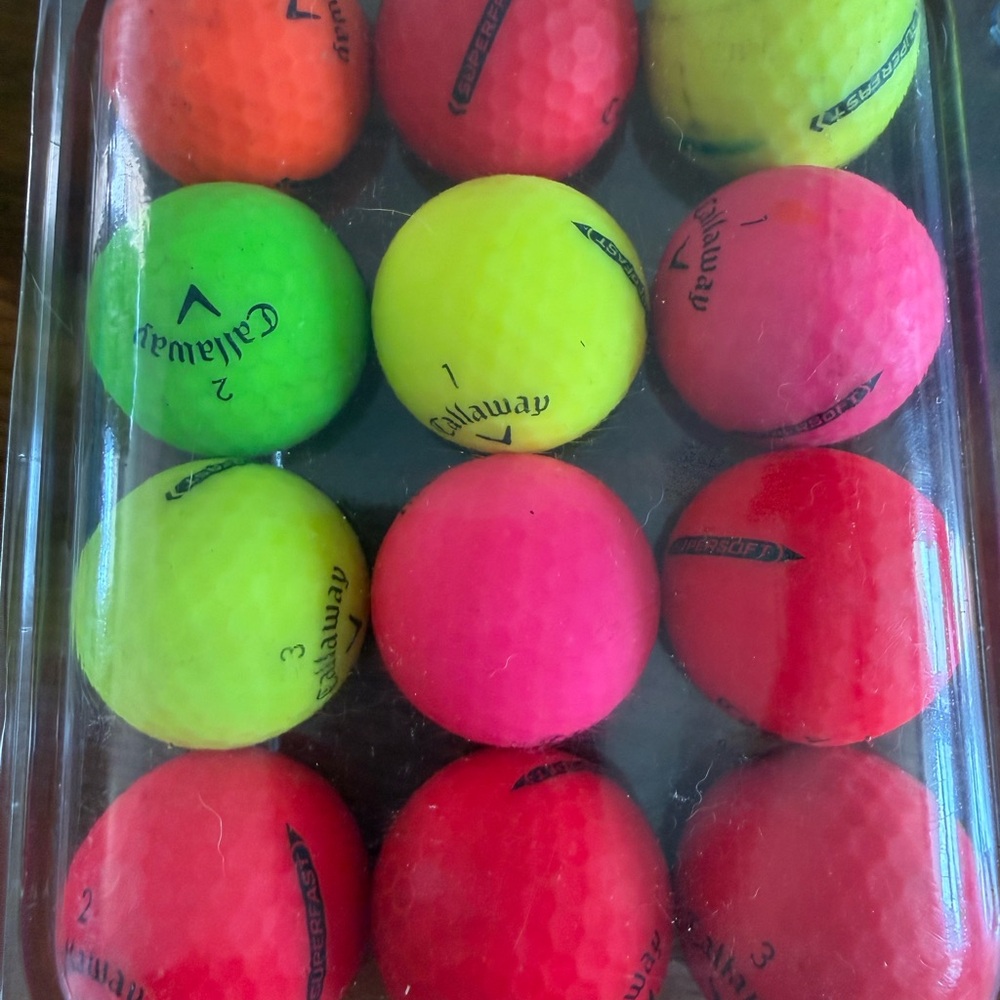 One Dozen used Golf Balls - choose Callaway, Srixon, Titleist, Taylormade, more